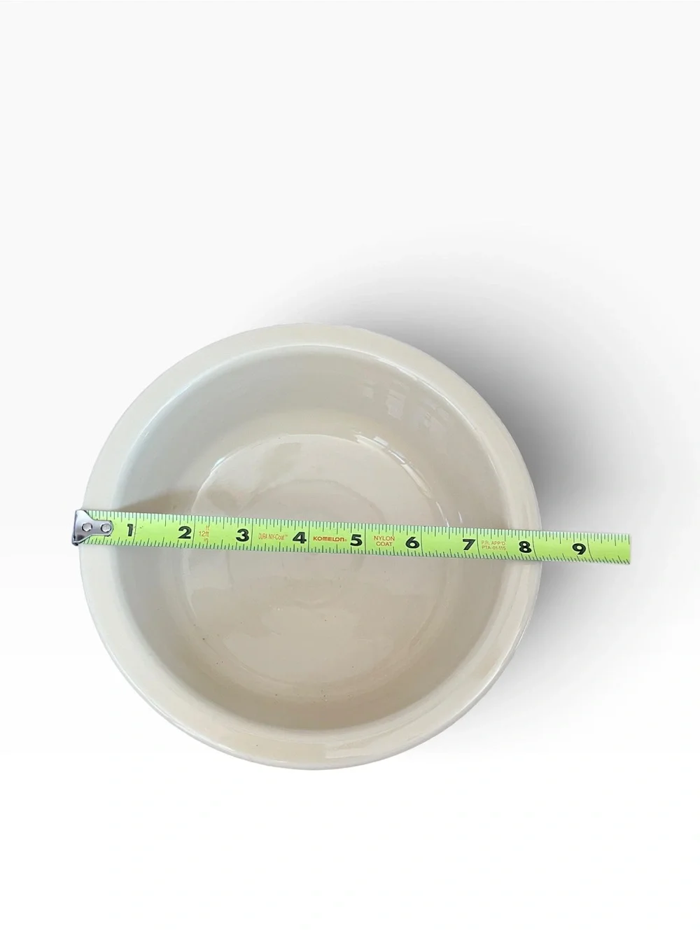 Fiesta Classic Rim Extra Large Cream Serving Bowl 2.5 Quarts Homer Laughlin XXA